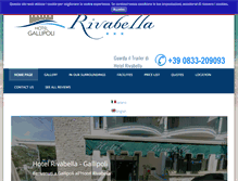 Tablet Screenshot of hotelrivabella.it